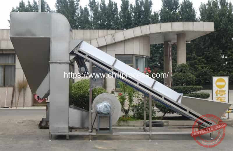 Automatic Chili Pepper Leaf Winnowing Cleaning Machine Automatic-Chili-Pepper-Leaf-Winnowing-Cleaning-Machine